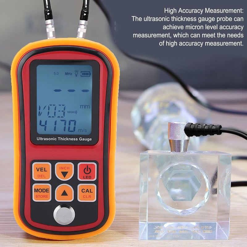 GM130 Replacement Ultrasonic Thickness Probe 5P Dia6 Standard Transducer Wide Material Compatibility - Image 5