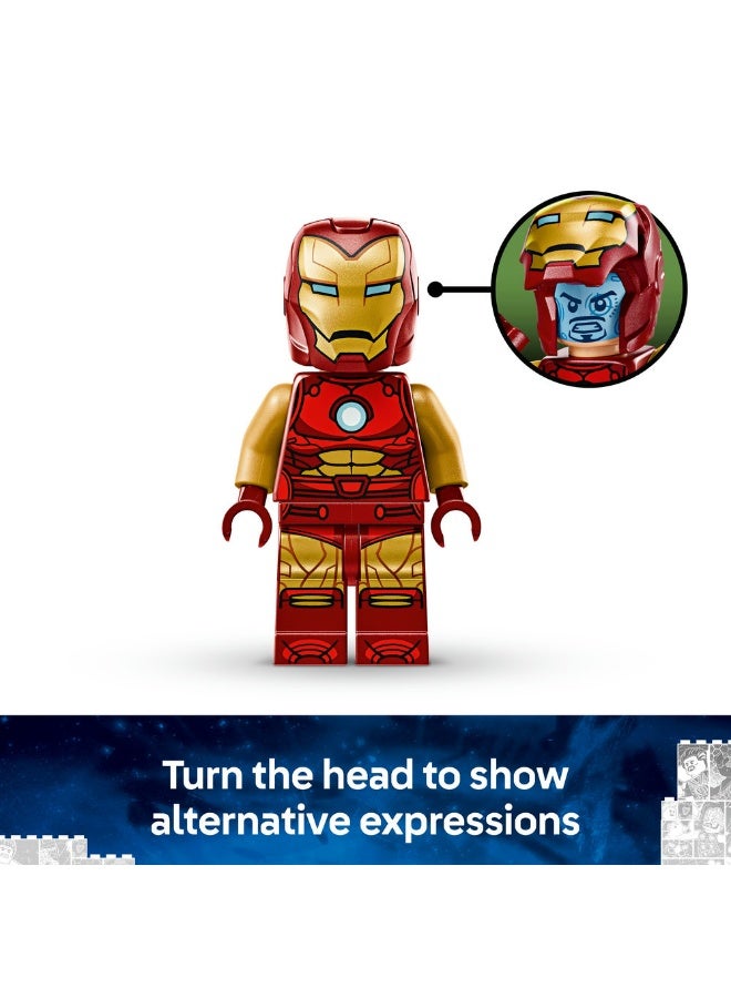 LEGO Marvel Iron Man Mech vs. Ultron Buildable Super Hero Figure Playset 76307 (101) Pieces - Image 5