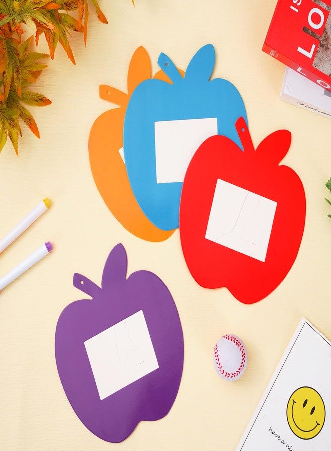 Whaline 40Pcs Back to School Picture Frame Craft Kits 30Pcs Apples Shaped Photo Frames 10 Sheets First Day of School Stickers Decals for Home School Classroom Games Activities Party Decoration - Image 5