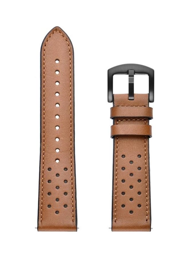 NIBEMINENT Replacement Strap for Huawei Watch GT2e / GT2 46mm Brown  - Image 5
