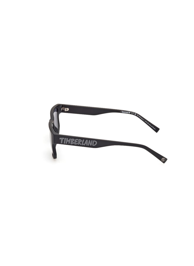 Timberland Boys Rectangular Shape  Sunglasses TB0001302A51 Lens Size: 51 Millimeter - Matte Black  - Image 4