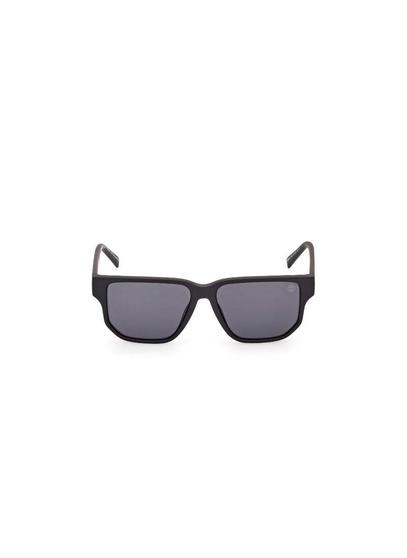 Timberland Boys Rectangular Shape  Sunglasses TB0001302A51 Lens Size: 51 Millimeter - Matte Black  - Image 2