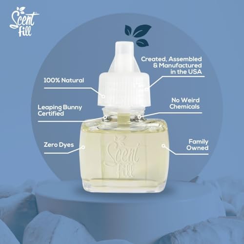 Scent Fill 100% Natural Palo Santo Plug in Air Freshener, Scented Oil Refills, 3 Refills - Image 5