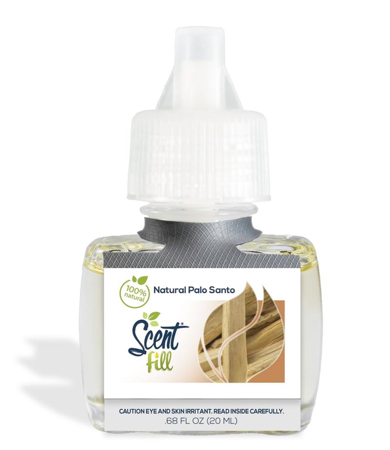 Scent Fill 100% Natural Palo Santo Plug in Air Freshener, Scented Oil Refills, 3 Refills - Image 3
