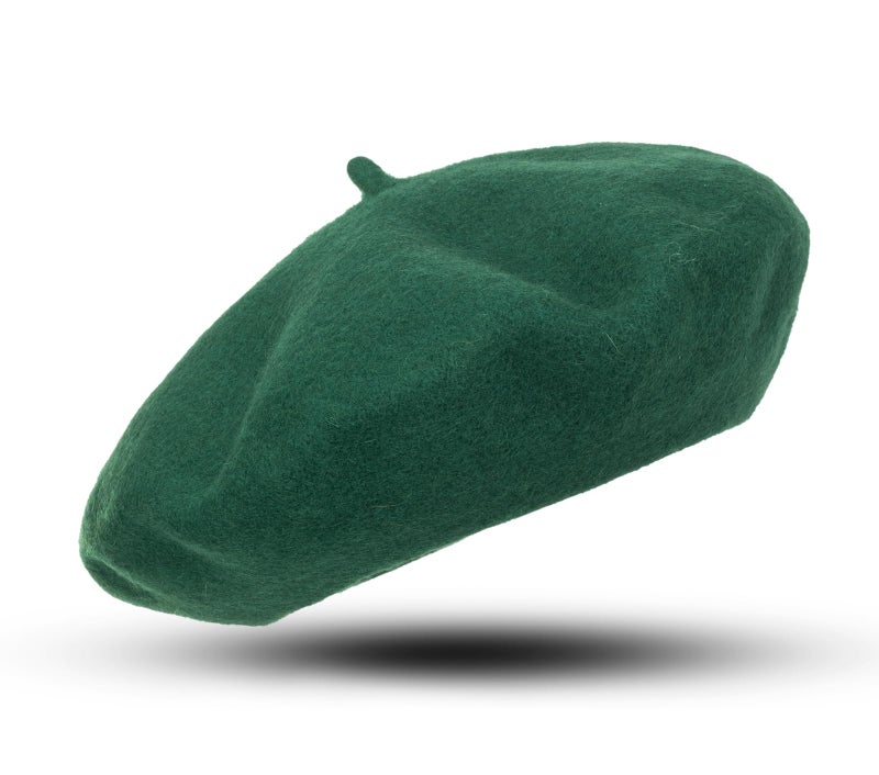 XuoAz Women Wool Beret Hat, Classic French Style Artist Hat, Solid Color Chic Winter Warm Cap for Girls - Image 4