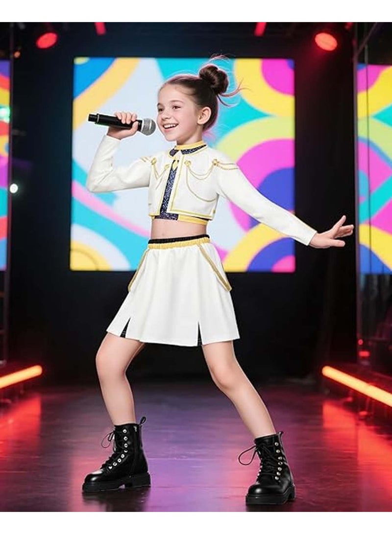 Y&D 1 Set KPOP Hunters Costume Kids Rumi Mira Zoey Cosplay Outfits Pop Singers Role Play - Image 2