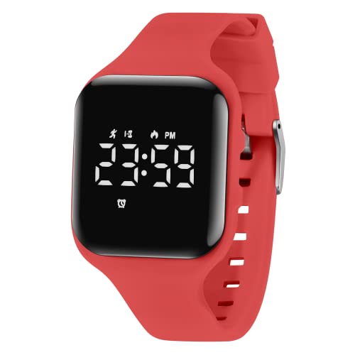 A ALPS Kids Watches for Girls Boys Digital Sport Watch with Step Counter Pedometer Vibration Alarm Clock, No App Waterproof Fitness Tracker Kids Watch Boys Girls Teens Students Ages 5-16 - Image 1