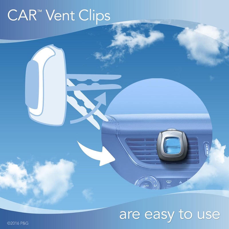 Febreze CAR Vent Clip Hawaiian Aloha Air Freshener - 2 Count (0.13 Fl. Oz.) - Image 4