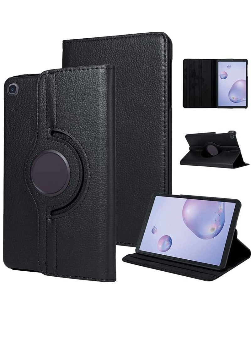 new Galaxy Tab A7 Lite Case, Samsung Tab A7 Lite Case, 360° Rotating Multi-Angle Stand, PU Leather Flip Folio Case For Samsung Galaxy Tab A7 Lite T220/T225 Case Black - Image 1