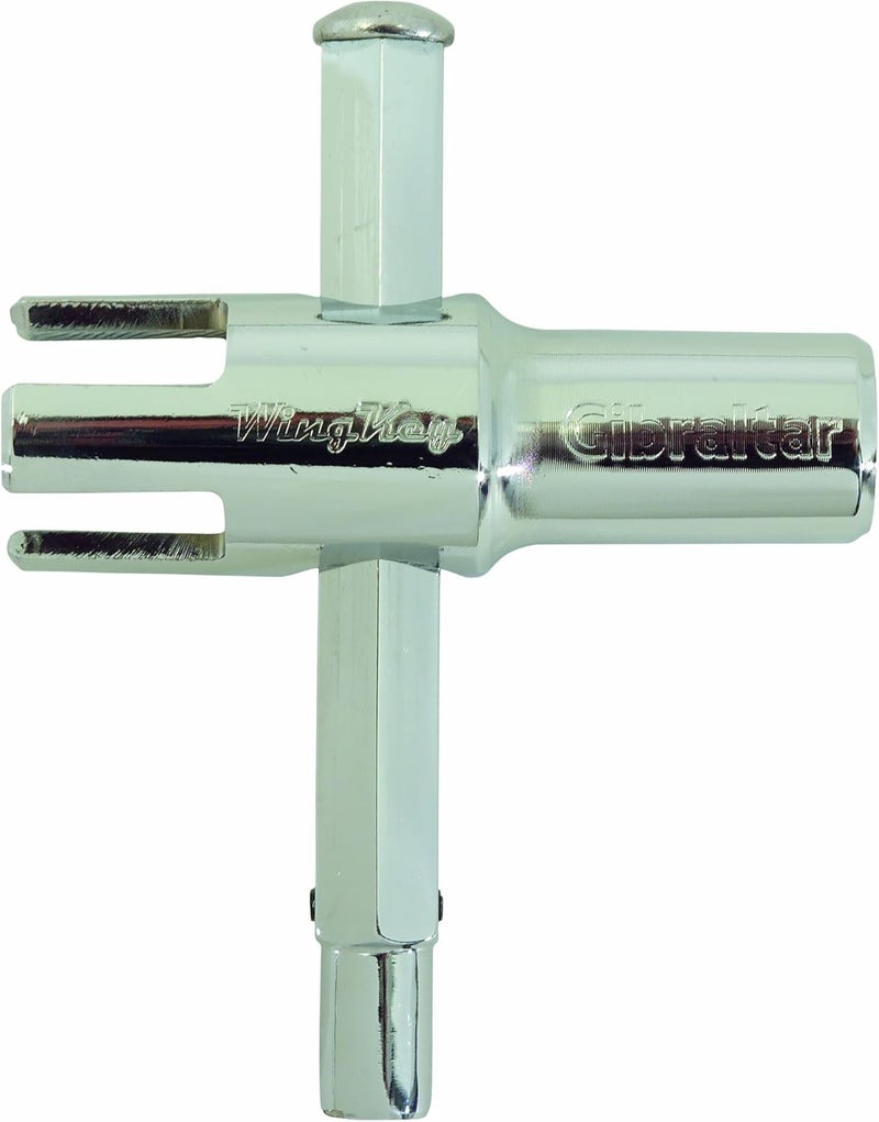 SC-GWK Wing Key Multi Purpose Drum Tool, Silver