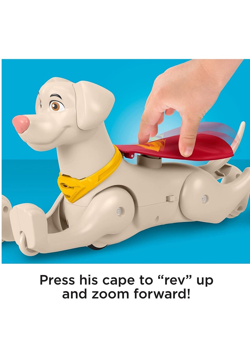 Fisher-Price Fisher-Price DC League of Super-Pets Krypto Toy, 14 inches long, Authentic Movie Figure with Sounds Phrases & Motorized Motion, Rev & Rescue, for 3 years and up  - Image 4