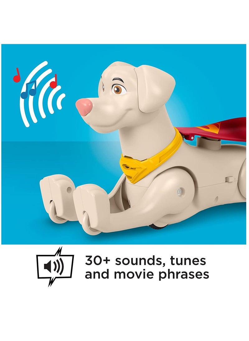 Fisher-Price Fisher-Price DC League of Super-Pets Krypto Toy, 14 inches long, Authentic Movie Figure with Sounds Phrases & Motorized Motion, Rev & Rescue, for 3 years and up  - Image 5