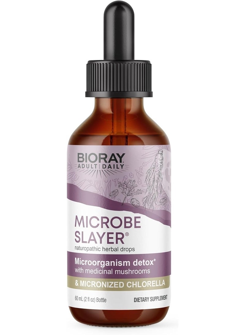 Bioray Inc, Microbe Slayer, Microorganism Detox, Alcohol Free, 2 fl oz (60 ml)