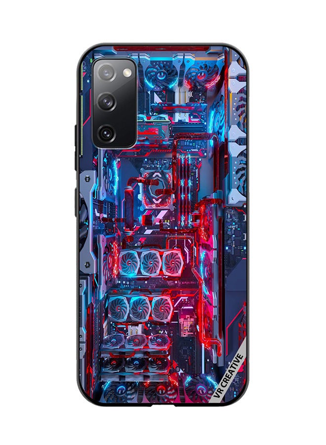 VR CREATIVE Protective Case Cover For Samsung Galaxy S20 FE 5G Cpu Board Design Multicolour - Image 1