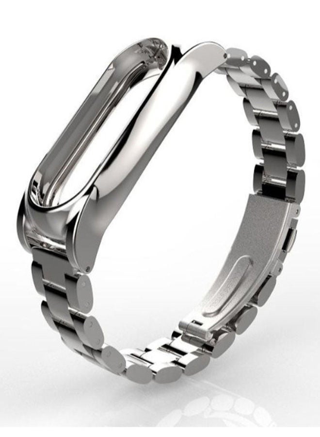 نيبمينينت سوار بديل لشاومي مي باند 2 فضي - Image 1