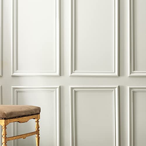 TriMold Peel and Stick Chair Rail Molding, Self-Adhesive Wall Trim for Home Decoration & Wall Protection, 16.4ft x 1.3in - Image 5