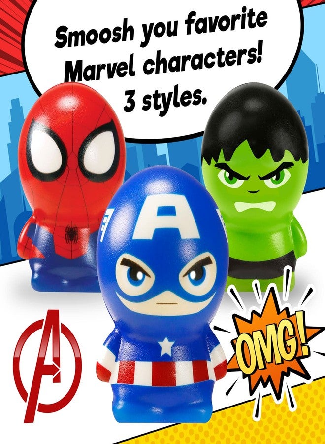 جا-رو كرة إسفنجية إسفنجية من JA-RU بشخصيات مارفل أفنجرز وسبايدرمان (عبوة واحدة) - ألعاب إسفنجية بطيئة الارتفاع للأطفال | كرات إجهاد الأبطال الخارقين وألعاب إدارة الغضب | جوائز صندوق الكنز للمعلمين. ABC-6811-1 - Image 5
