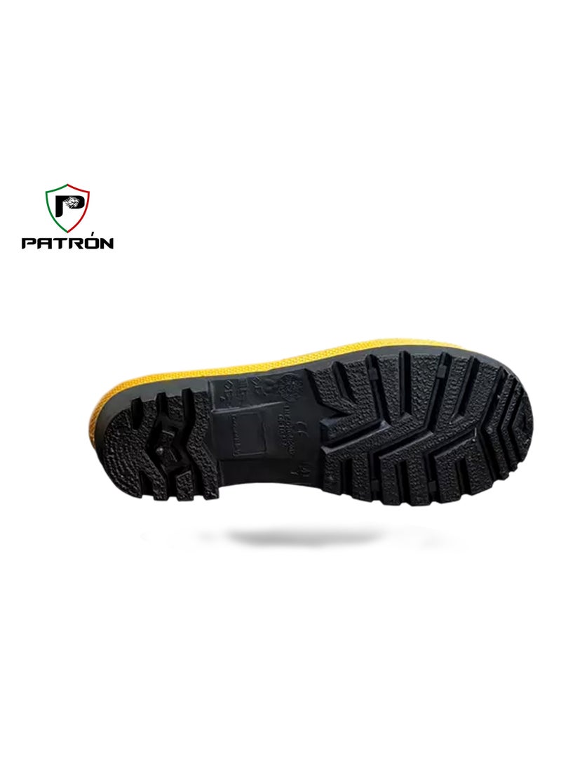 Patron W3074-Y | Yellow Gum Boot With Safety (Steel Toe) Liquid-Resistant  - Image 3