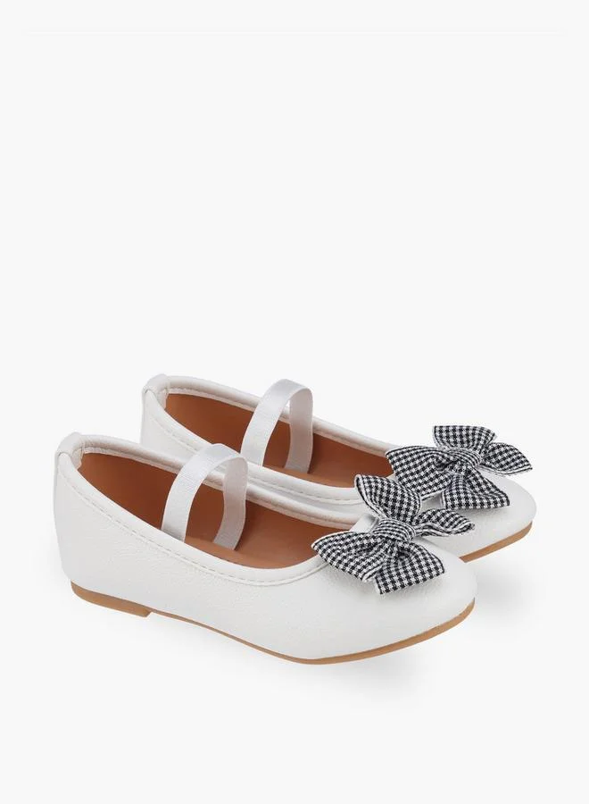 Flora Bella By Shoexpress Girls Elastic Strap Ballerina Shoes