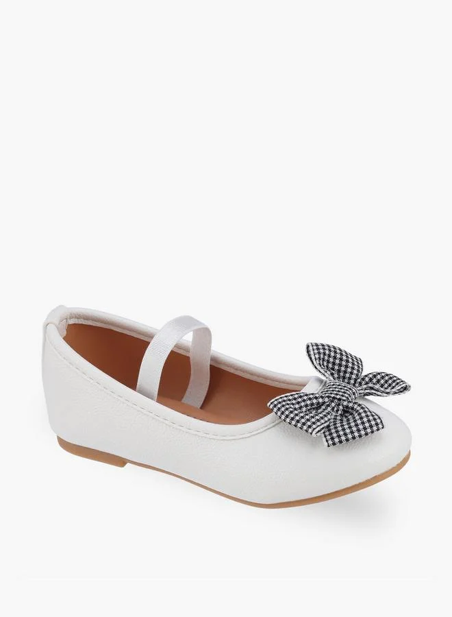 Flora Bella By Shoexpress Girls Elastic Strap Ballerina Shoes