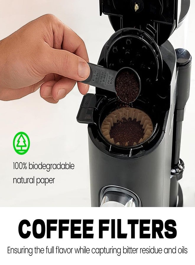 MIMORE Coffee Filters - 150 PCS Disposable Coffee Paper Filters for Ninja Pods and Grounds Single Serve Coffee Maker PB041, PB051 (Compatible with Kalita Wave Dripper 155) - Image 2