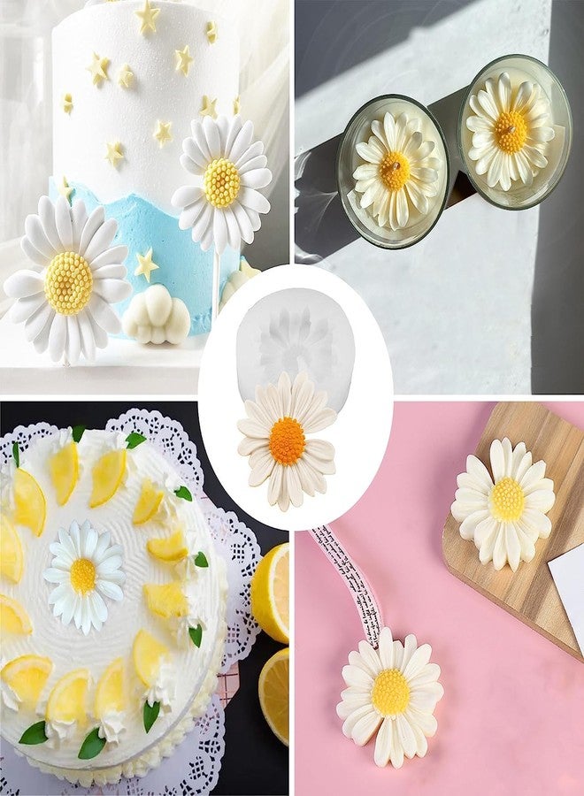 FirstTry Chocolate Mould I Daisy Flower 3D Fondant Silicone Candy Mold I Chrysanthemum Moulds I for Handmade DIY Soap Cakes French Dessert, Pastry, Muffin Cookies, Cupcake, Decoration Tools - Image 4