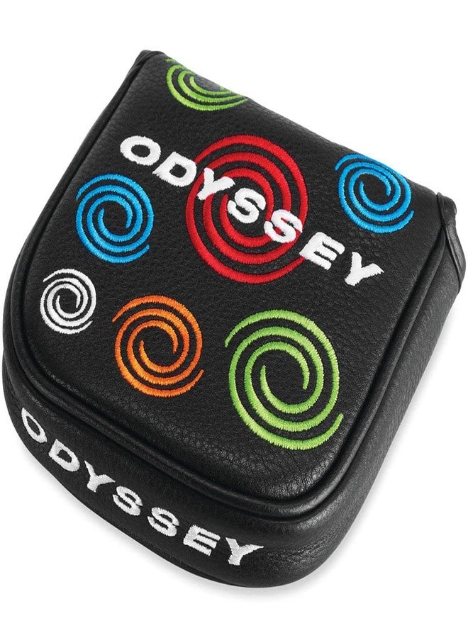 Odyssey Tour Swirl Putter Head Cover (Mallet, X-Large, Black) - Image 1