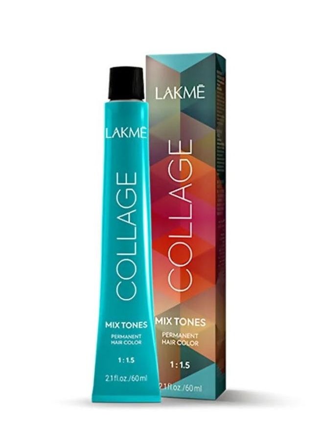 LAKME Collage Mix Tones Permanent Hair Color  0/10, Green 60 Ml  - Image 2