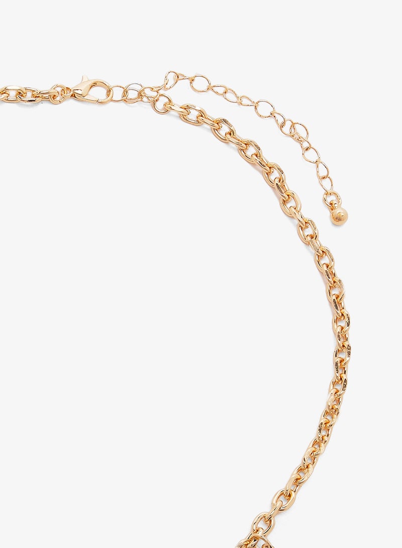 ايلا قلادة بتفاصيل عين الشر ذهب - Image 3