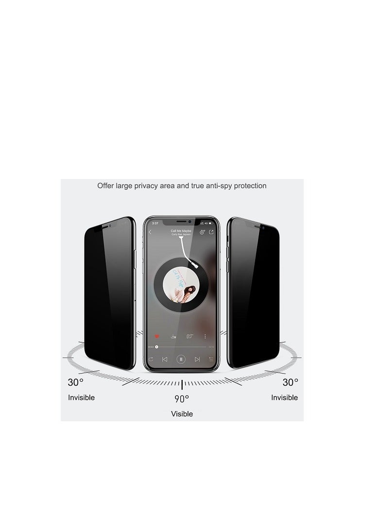 Lito Anti-Spy Full Coverage Tempered Glass Screen Protector for iPhone 13 Pro Max – 9H Privacy, Full Glue, Edge-to-Edge Protection - Image 2