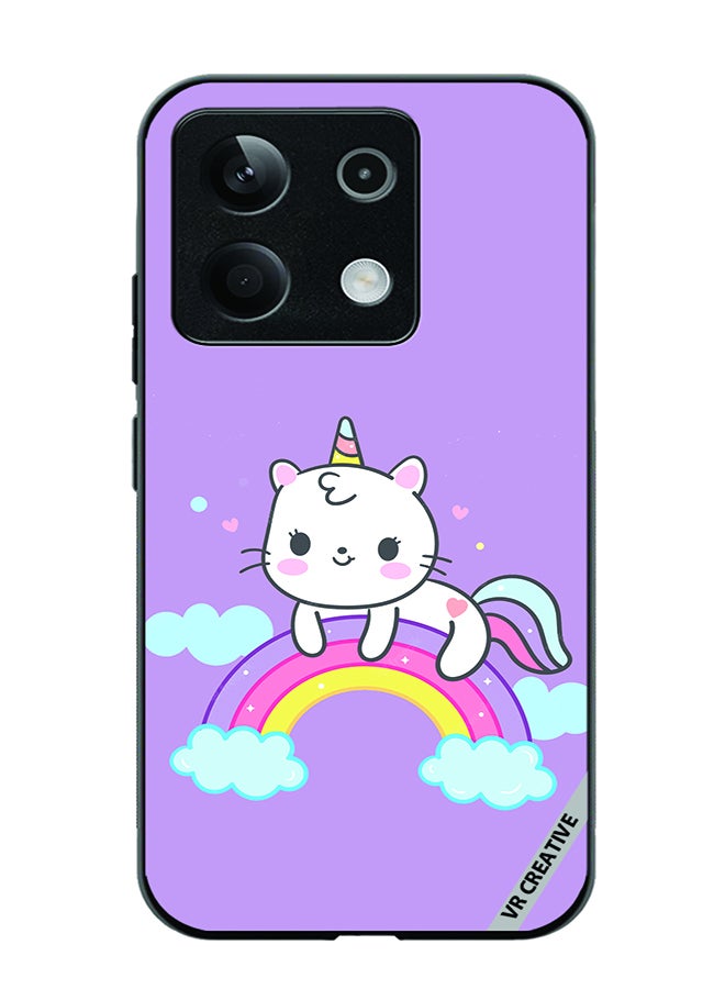 VR CREATIVE Protective Case Cover For Xiaomi Poco X6 Unicorn Design Multicolour - Image 1