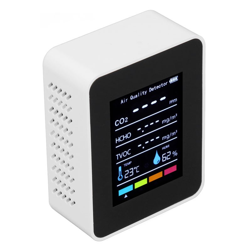 Air Quality Monitor: Real Time Monitoring, Accurate Testing - Compact Portable Co2 Monitor for Indoor Home Use - Image 5