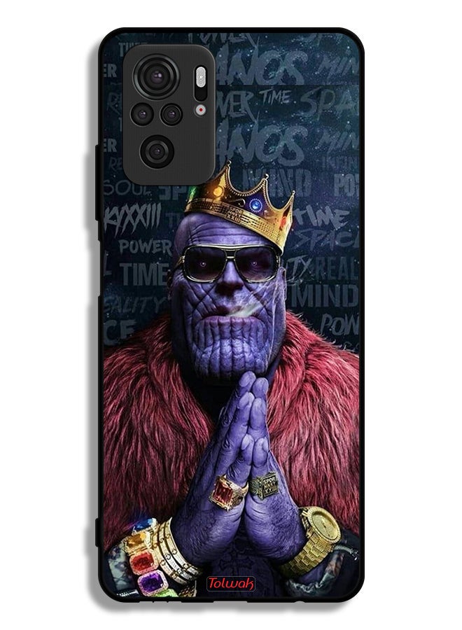 Tolwak Xiaomi Redmi Note 10 4G Protective Case Cover Thanos Power - Image 2
