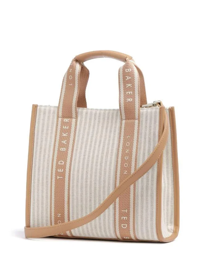 Ted Baker Harllee Striped Canvas Small Webbing Crossbody Bag