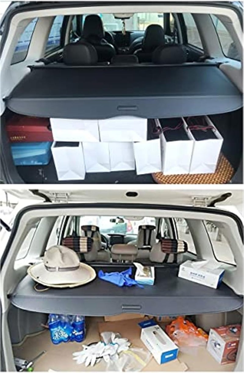 QASULER Retractable Trunk Parcel Shelf Cover for Subaru Forester - Image 3