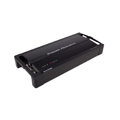 POWER ACOUSTIK مضخم صوت باور أكوستيك RZ4-2000D 2000 واط فئة D 4 قناة ، أسود ، 13.60 بوصة × 6.30 بوصة × 3.50 بوصة - Image 1