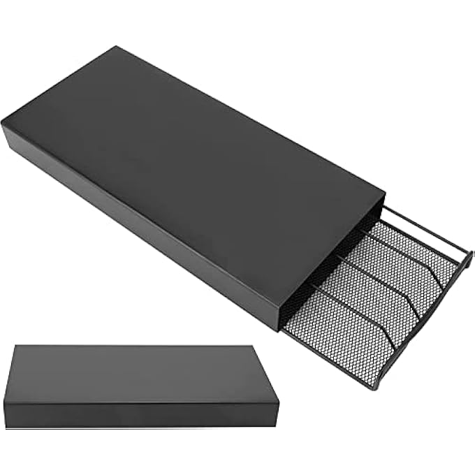 ريحني درج كبسولات القهوة لحزمة تخزين 40 كبسولة مثالي لنسبريسو بلاك - Image 1