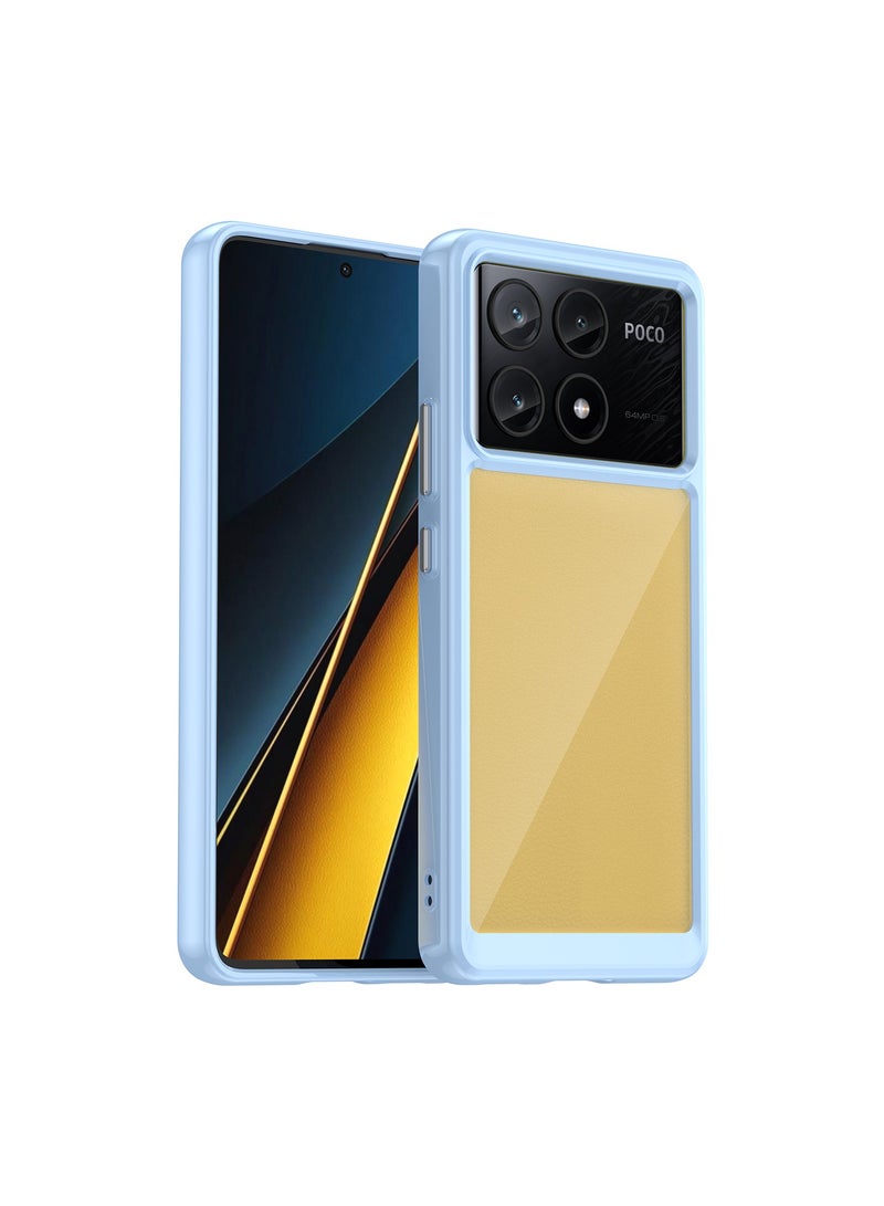 يوارب كينج غطاء حماية لهاتف شاومي بوكو X6 برو 5G ازرق - Image 1