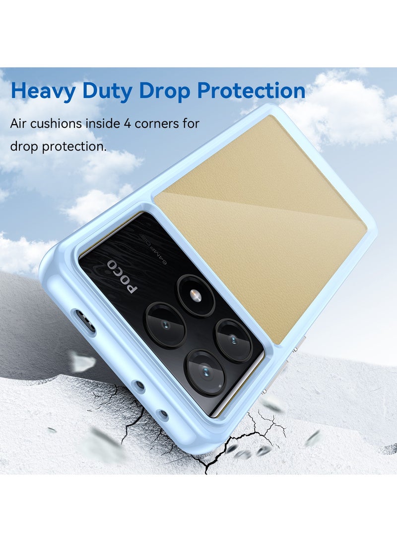 يوارب كينج غطاء حماية لهاتف شاومي بوكو X6 برو 5G ازرق - Image 3