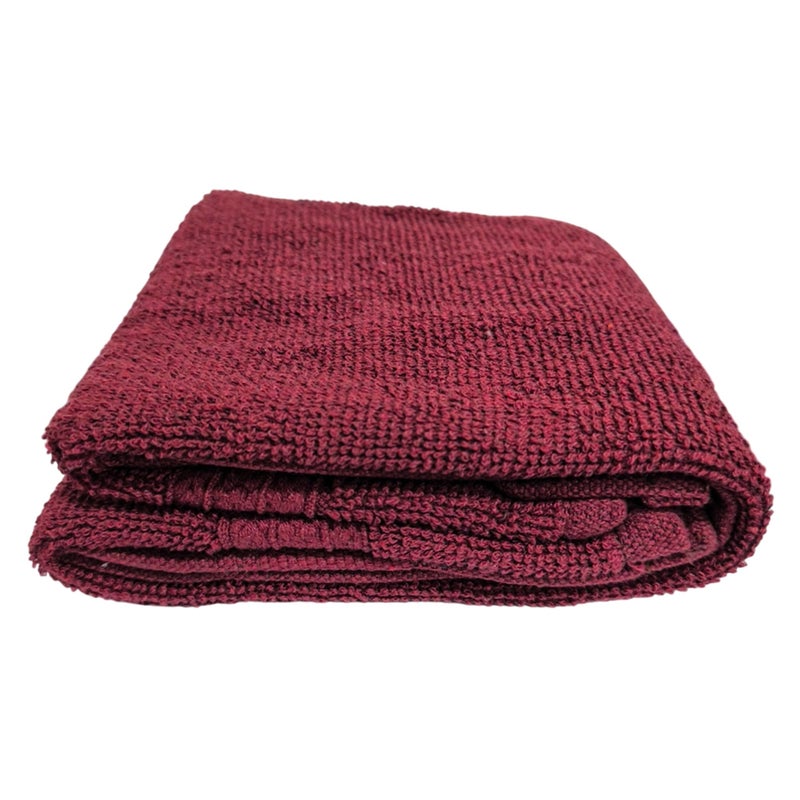 Onomie Cotton Hand Towel Set | Pure Cotton,Quick Dry | Size 40cm x 60cm | Luxury Towels for Sports,Home and Kitchen Pack of 1 (Maroon) - Image 1
