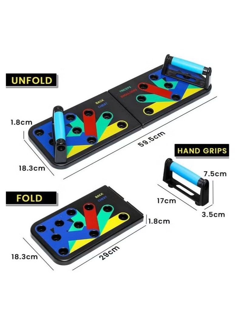 TIGER Strength Max Push-up Board – Multi-Functional Home Workout Bar System, Portable Gym for Men and Women, Barbell Chest Muscle Exercise, Fat Burner – Ideal Gift for Boyfriend and Fitness Enthusiasts  - Image 3