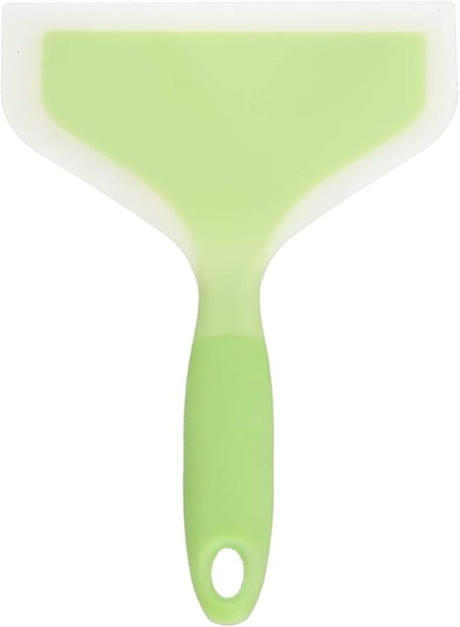 Baskety Silicone Spatula Medium Turner Silicone Pancakes Fried Shovel Nonstick(Random Color)