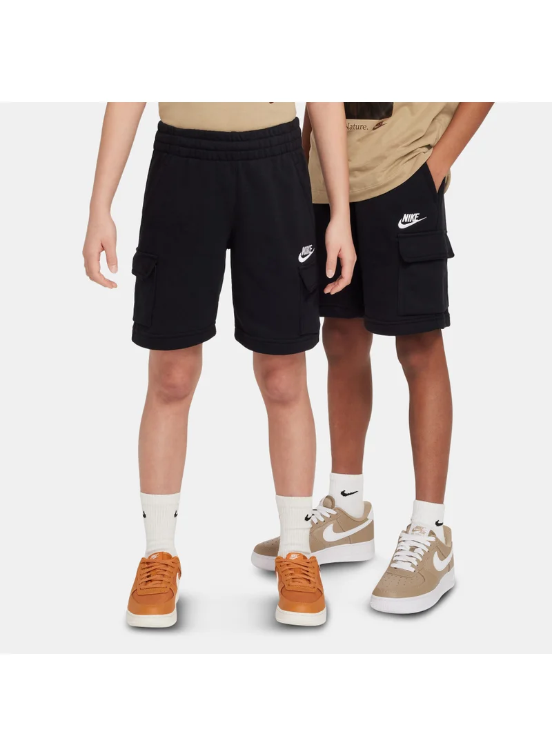 Nike Kids' Sportswear Club French Terry Cargo Shorts