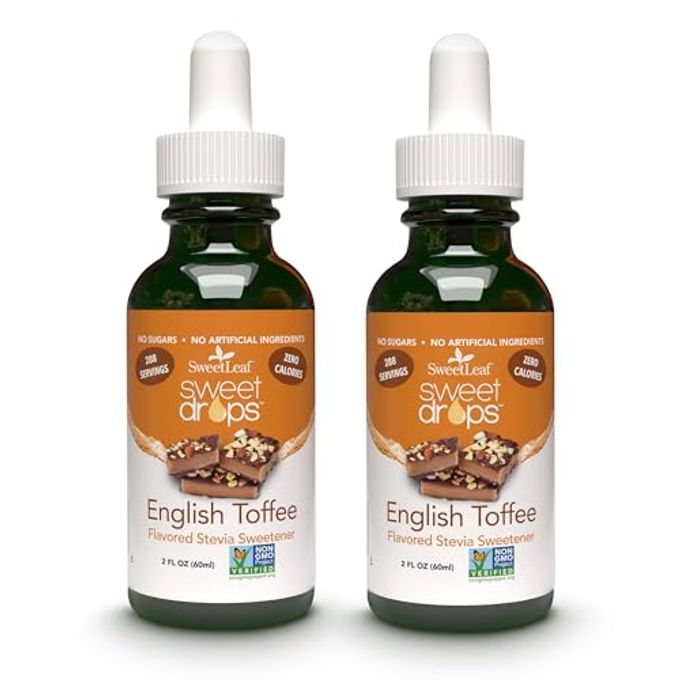 rayihni Stevia Liquid Sweet Drops English Toffee Flavored Drops, Stevia Liquid Sweetener, Zero-Calorie, Sugar-Free Syrup Alternative For Keto Coffee, Baking, Shakes, 2 Fl Oz (Pack Of 2) - Image 4