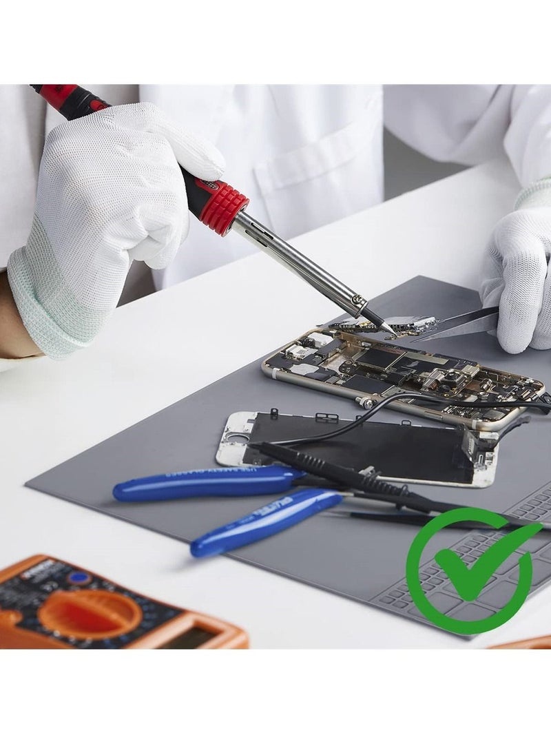 Heat Resistant Silicone Repair Mat, Electronics Repair Mat, Ideal for Soldering, Electronics, Computer Repair