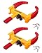 Tevlaphee Wheel Lock SetTrailer Security Adjustable Anti Theft Trailer Wheel Lock for Car Camper Trailers SUV Boat Motorcycle Great Deterrent 2 Packs 6 Alike Keys - Image 2