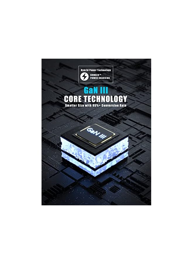 Lencent 65W USB C Charger Plug, Gan III 4-Port Fast Wall Charger with 1 AC+4 USB Ports, PD Desktop Charger,Compatible with Laptop, MacBook, iPad Pro, iPhone and More (Black) - Image 4