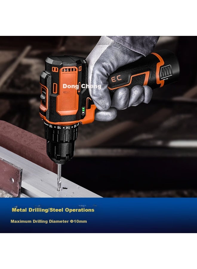 DONG Cheng Dongcheng 16v Brushless Electric Drill, Rechargeable Screwdriver, Household Electric Screwdriver, Lithium Battery Drill, Dcjz1609d - Image 5