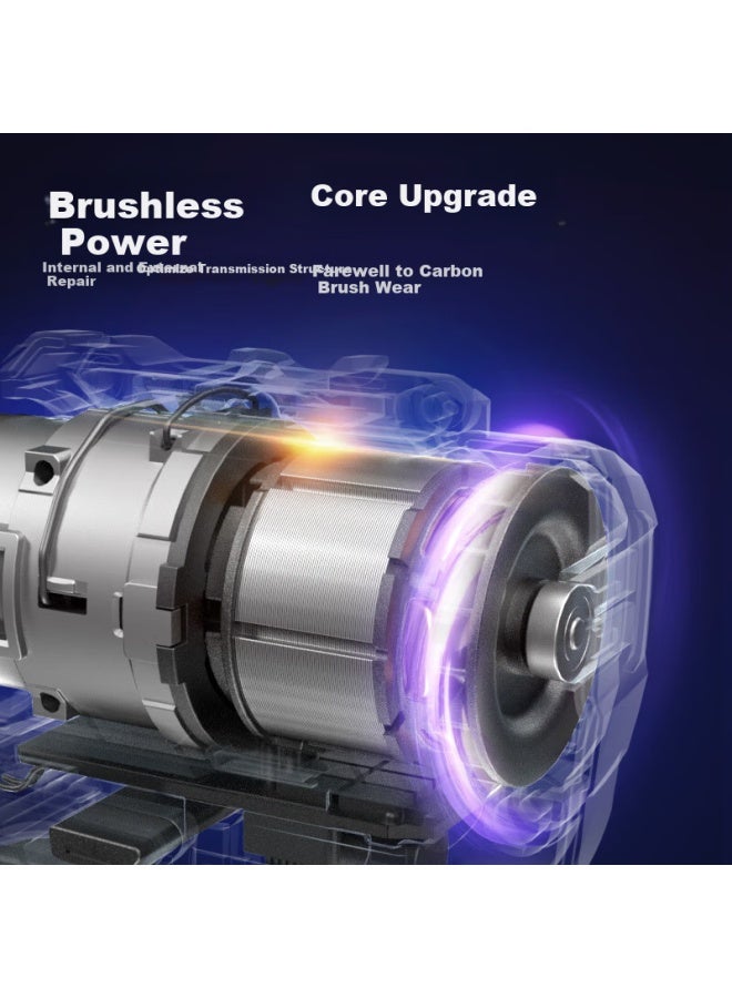 DONG Cheng Dongcheng 16v Brushless Electric Drill, Rechargeable Screwdriver, Household Electric Screwdriver, Lithium Battery Drill, Dcjz1609d - Image 2