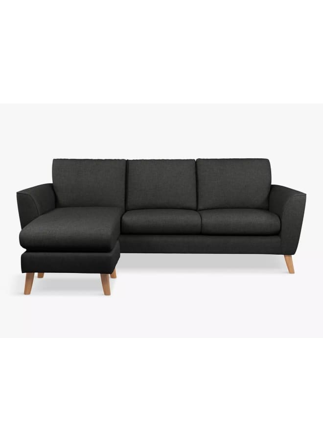 Retro Modern corner sofa 233 cm - black  - Image 1